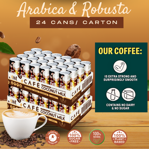 เครื่องดื่มกาแฟนมมะพร้าววานิลลา กระป๋องอะลูมิเนียม 250 มล. VINUT เครื่องดื่มเวียดนาม ผู้ผลิตขายส่ง รับผลิตแบบ OEM ODM แบรนด์ส่วนตัว - Product Image 3