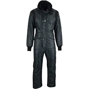 Wholesale High Quality Mechanic Coveralls Insulated For Men With Fleece Hood Extreme Weather Suit
