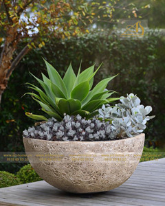 Modern Galvanized Ceramic Mini Landscape Creations Pot for Home <b>Garden</b> Decoration Flower Pots & Planters AN838H18 - Product Image 3