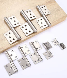 Bisagras Modernas de Acero Inoxidable para Puertas Exteriores/Interiores de 4x3 Pulgadas, Funcionamiento Silencioso, Esquinas Cuadradas, Cierre Suave - Product Image 2