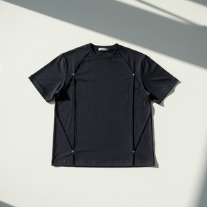 Camiseta Reductora para Hombre, Control de Abdomen, Camiseta Deportiva de Compresión, 100% Algodón, Tejido Frontal - Product Image 4