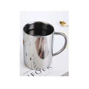 Las mejores tazas para café y bebidas calientes, tazas de café de acero inoxidable de pared simple, elegantes tazas de café de metal. - Product Image 2