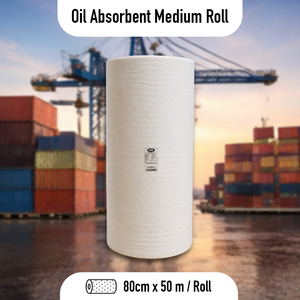 Oil Absorbent Medium Roll 200 Hydrophobic Sorbent Roll for Oil Spill Control Industrial Maintenance Workshop Factory Marine Use - Product Image 2