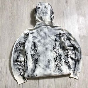 <b>Men's</b> Embroidered Zip Hoodie with Hooded <b>Face</b> <b>Mask</b> Winter Warm Casual Sweatshirt Y2K Zipper Design Sports Jacket - Product Image 2