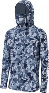 Mens Long Sleeve <b>Lightweight</b> Winter Fishing <b>Hoodie</b> with Pocket Breathable Polyester/Cotton Fabric - Product Image 4