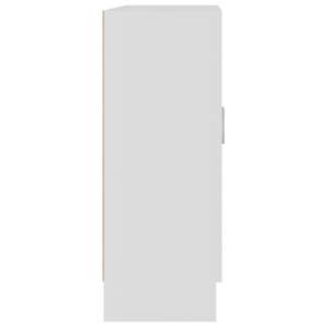 Librería de madera MDF blanca de ingeniería, 32,5 x 12,0 x 31,5 pulgadas - Product Image 6