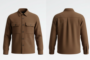 Fabricant de vêtements, chemises pour hommes en tissu de laine de haute qualité, manches longues, col classique, respirantes, avec logo personnalisé - Product Image 5