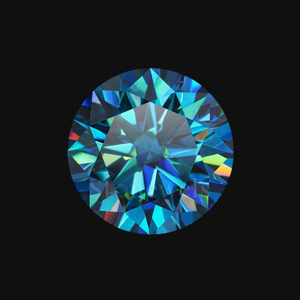 Diamante de Laboratorio Azul Brillante Redondo, Certificado, OEM ODM, para Producción y Exportación de Joyería Personalizada - Product Image 1