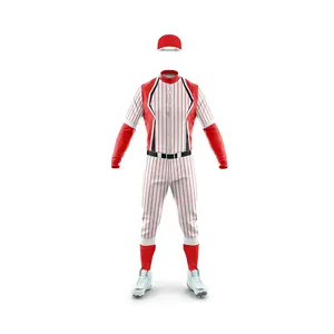 Tenue de baseball homme 2026 de qualité supérieure, 100 % polyester respirant, ensembles personnalisables avec logo privé, options grandes tailles - Product Image 3