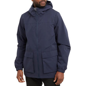 Chaqueta Cortavientos con Capucha de Alta Calidad al por Mayor, Chaqueta Cortavientos Ligera con Logotipo Personalizado, Chaqueta con Media Cremallera para Hombre - Product Image 1