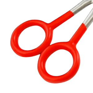 Hair Salon Stylist Barber Thinning <b>Shears</b> 6 Inch Red Handle Stainless Steel Texturizing Scissors Professional Grooming <b>Tool</b> - Product Image 5