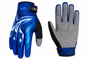Gants de motocross personnalisés à doigts complets, gants de course moto, VTT, BMX, cyclisme, respirants, antidérapants, fabricant OEM ODM - Product Image 2