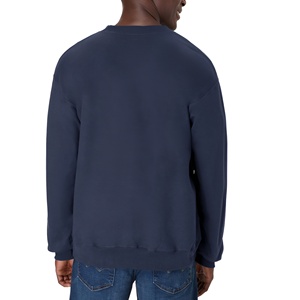 เสื้อสเวตเชิ้ตคอกลมทรงโอเวอร์ไซส์สำหรับผู้ชาย ผ้าคอตตอนผสมขนแกะ แขนยาว สไตล์ลำลอง สตรีทแวร์ OEM - Product Image 2