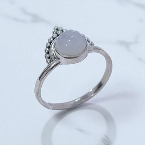 Fine Jewelry 925 Sterling Silver Retro Gemstone Dainty <b>Ring</b> Natural Round Moonstone & <b>Turquoise</b> Gemstone Crown Shape Boho <b>Rings</b> - Product Image 3