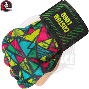 Vendas para manos de boxeo, guantes interiores con gel, vendas acolchadas elásticas, soporte largo para muñeca, para MMA, Muay Thai, Kickboxing - Product Image 4