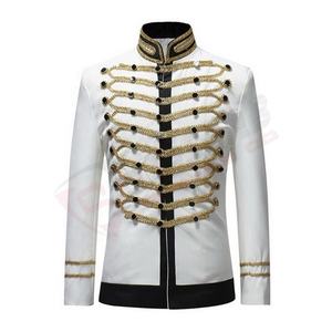 Manteau gothique brodé pour homme - Product Image 1