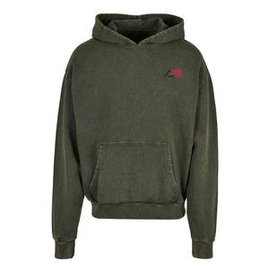 Sweat à capuche délavé à l'acide pour hommes avec logo personnalisé, vente en gros, best-seller - Product Image 1