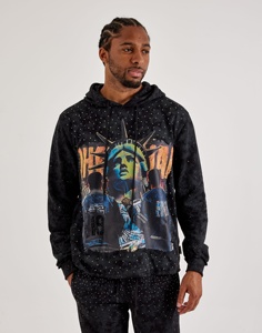 Sweat à capuche délavé à l'acide 430 g/m² en molleton bouclette vierge avec effet vieilli et doublure gaufrée pour homme - Product Image 5