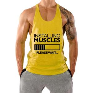 เสื้อกล้ามออกกำลังกาย OEM 2026 สำหรับผู้ชาย ทรงหลวม ใส่เล่นกีฬา ฟิตเนส ลายพิมพ์ เสื้อกล้ามแขนกุด - Product Image 3