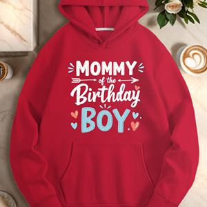 MOMMY of the Birthday BOY sweats à capuche décontractés pour femmes - Product Image 3