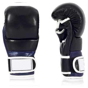 Gants de boxe Muay Thai en cuir Twins BGVL6 Noir Rouge pour Sparring Respirants avec Sangle de Poignet Réglable Unisexe et Rembourrage de Pouce Verrouillable - Product Image 1