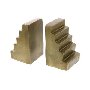 Porte-livres blancs élégants pour étagères, porte-livres en marbre robustes pour étagères, livres lourds, bibliothèque, école, cadeau - Product Image 3