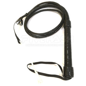 Fouet en cuir haute performance, cuir véritable, design durable, prise ferme, utilisation flexible pour l'entraînement en extérieur - Product Image 5