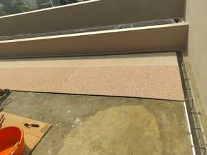 Premium Epoxy Flooring with natural rojo pink marble Chips and Pebble wash flooing / stone <b>carpet</b> flooring - Product Image 2