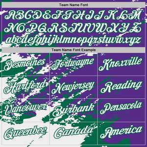 Camiseta de Fútbol Sublimada Personalizada Yourteams para Hombre, Morado, Verde y Blanco, Absorbe la Humedad, Manga Corta, Corte Regular, Ropa Deportiva para Adultos - Product Image 5