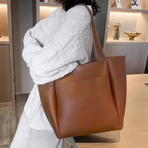 Sacs à bandoulière très populaires, sacs à main pour femmes de grande capacité, sac fourre-tout en cuir PU - Product Image 5