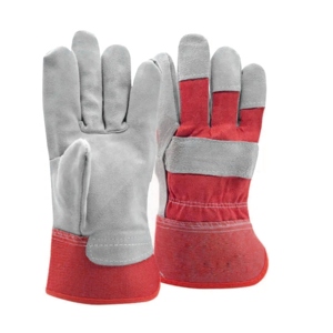 Gants de travail en cuir de vachette pleine fleur de haute qualité, anti-vibration, certifiés CE, ignifuges, résistants à l'abrasion, souples et sécuritaires - Product Image 4