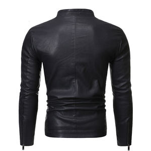 <b>SMART</b> SHINE ENTERPRISES <b>Men</b> Premium Leather <b>Jacket</b> Soft Comfortable Full Zip Casual Durable Regular Fit Winter Quick Dry - Product Image 5