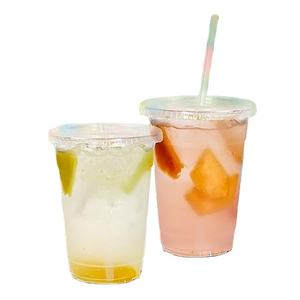 แก้วใสแบบย่อยสลายได้สำหรับเครื่องดื่มเย็น ขนาด 16 ออนซ์ จำนวน 50 ใบ เป็นมิตรกับสิ่งแวดล้อม ผลิตจาก PLA ปลอดสาร BPA ย่อยสลายได้ ป้องกันการรั่วซึม รีไซเคิลได้ ใช้กับช่องแช่แข็งได้ ใช้แล้วทิ้ง - Product Image 1