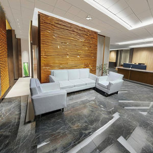 Sofá de recepción moderno, sofá de oficina contemporáneo, sofá de lujo para vestíbulo, sofá de recepción minimalista - Product Image 1