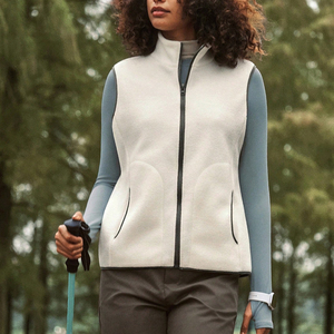 puffer vest gilets waistcoat casual fashion winter woman clothes coat puffer sleeveless <b>jacket</b> women custom design puffer vest - Product Image 5