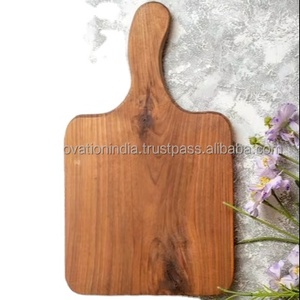 Planche à découper rustique en bois massif extra large pour tous les besoins de préparation des repas-Bloc à découper de qualité supérieure - Product Image 1