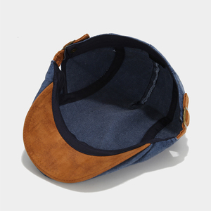 Gorra Newsboy de Terciopelo Suave al por Mayor de Fábrica, Gorra Gatsby Clásica de 8 Paneles, Gorra Baker Boy de Pana con Diseño Personalizado, Alta Calidad - Product Image 3