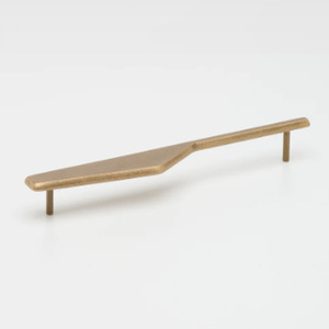 Poignée de meuble en laiton massif pour portes d'armoires, poignée de barre minimaliste en laiton pour tiroirs et armoires - Product Image 2