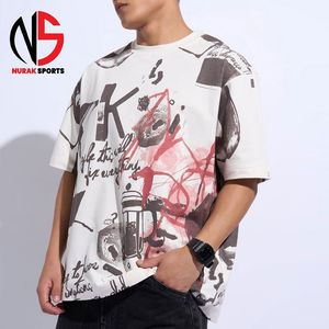 Nouveauté 2026 : T-shirts Oversize Homme en Coton/Polyester – Confortables, Doux, Élégants, Imprimés sur Demande, Respirants, Style Vintage NURAK - Product Image 2