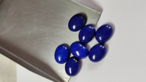 AAA+ Lapis Lazuli Naturel Cabochon Ovale 3x5mm à 15x20mm Calibré Bleu Royal Pierre Précieuse à Dos Plat pour la Fabrication de Bijoux Vente en Gros - Product Image 2