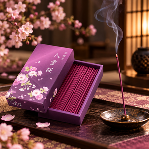 Incienso Japonés Kousaido Kyoto de Bajo Humo, 70g, Cuatro Aromas de Temporada para Venta al Por Mayor - Product Image 1