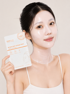Maschera al collagene in 2 fasi, prodotto coreano, produttore per acquirenti globali di prodotti per la cura della pelle, campione disponibile. - Product Image 1
