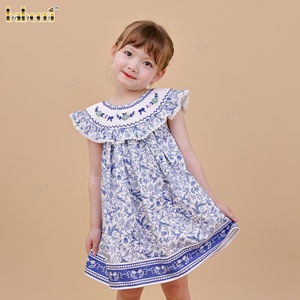 Smock Dress Maxi - Girl's Summer A-Line Smocked Dress