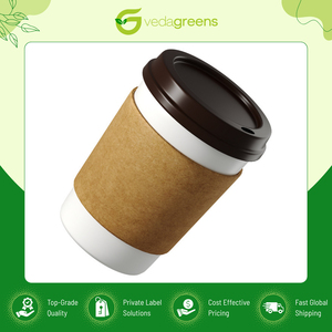Vasos de papel de pared simple de gran venta con fundas para cafeterías y servicios de comida para llevar del mejor vendedor de origen indio - Product Image 2