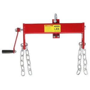 2 Ton/4000lbs Heavy Duty Steel Electric Hoist Engine Load Leveler with 2 Chains Cherry Picker for Shop Crane - Product Image 2