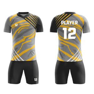 Conjunto de Camisetas de Fútbol Personalizadas para Adultos, 100% Poliéster, con Nombre y Número 2026 - Product Image 1