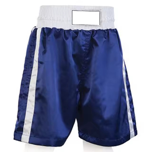 Wholesale High Quality Solid Front Logo Casual MMA Boxing Shorts Elastic Waist Quick Dry Breathable <b>100</b>% Nylon Men's Muay Thai - Product Image 1