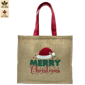 Laminated Jute Cotton Blend <b>Shopping</b> <b>Tote</b> <b>Bag</b> for Reusable Grocery Market <b>Shopping</b> Custom Print Bulk Supply OEM Manufacturer - Product Image 1