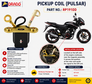 Bobina de encendido para Bajaj Pulsar 150, calidad de exportación para repuestos de motocicletas en India, Orado. - Product Image 5