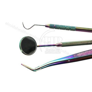 Juego de espejos dentales profesionales, espejos de inspección oral de acero inoxidable reutilizables para examen clínico y cuidado de la higiene - Product Image 6